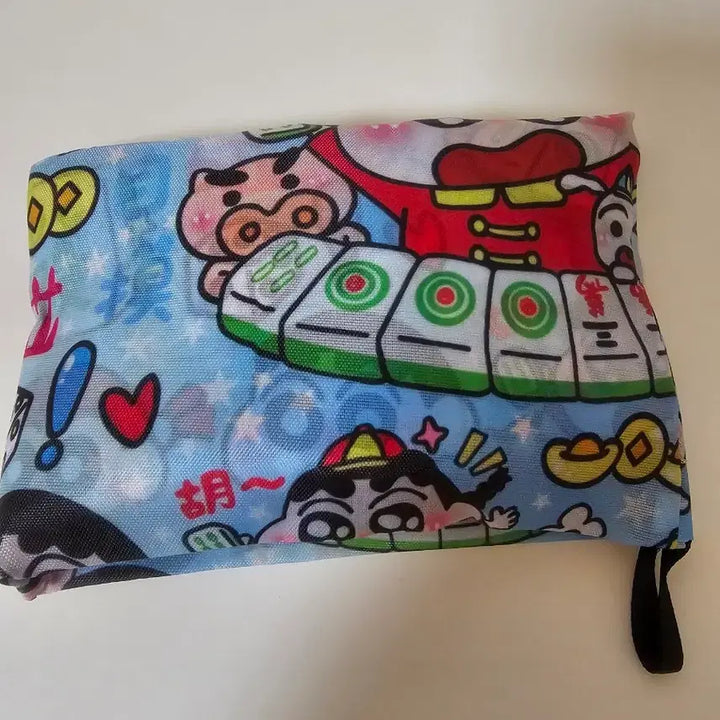 [SOLD OUT] 짱구 캐릭터 패턴 에코백 가방 시장가방