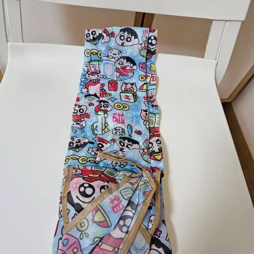 [SOLD OUT] 짱구 캐릭터 패턴 에코백 가방 시장가방