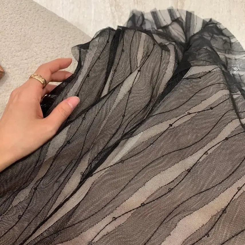[BUNJANG] Around율 Shining 샤 Skirt M / 어라운드율 샤이닝 샤 스커트 m