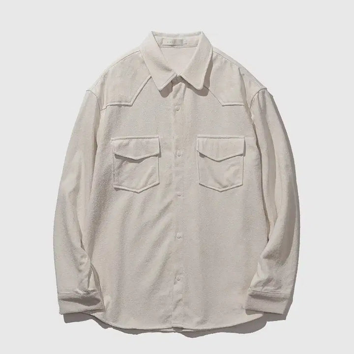 [BUNJANG] Vintage Western Shirt (Ivory) M / (미사용) 빈티지 웨스턴 셔츠 (아이보리) M