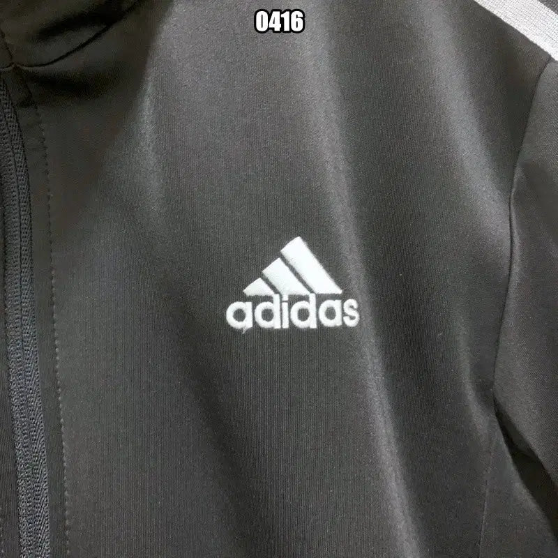 [BUNJANG] Adidas Track Top Jersey / L 아디다스 블랙 화이트 삼선 트랙탑 져지