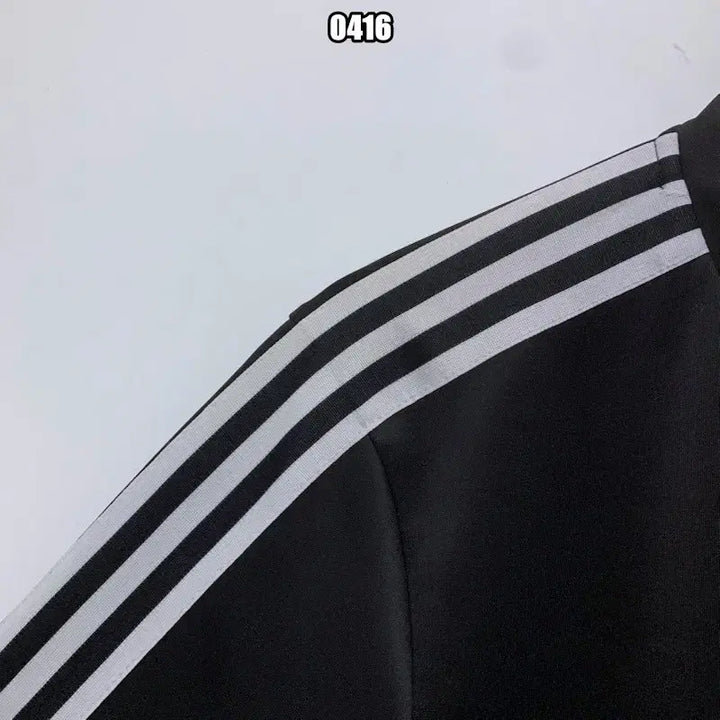 [BUNJANG] Adidas Track Top Jersey / L 아디다스 블랙 화이트 삼선 트랙탑 져지