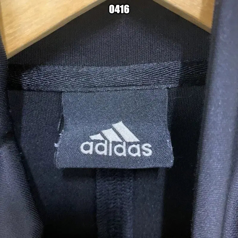 [BUNJANG] Adidas Track Top Jersey / L 아디다스 블랙 화이트 삼선 트랙탑 져지