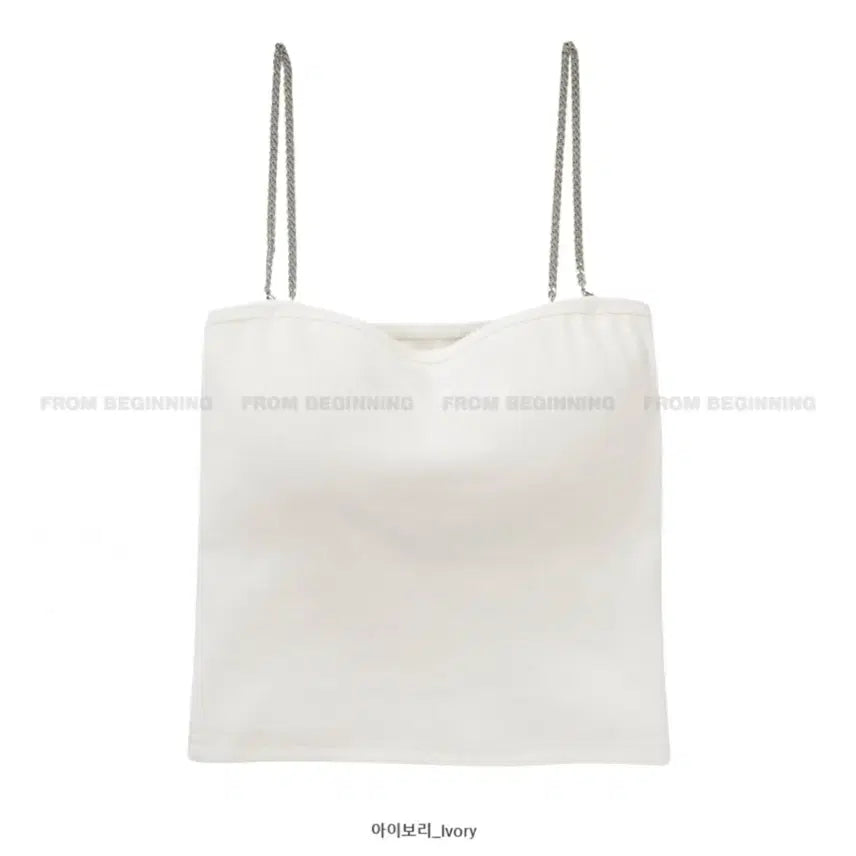 [BUNJANG] From Beginning Chain Tube Top Sleeveless / Made 프롬비기닝 여름 체인 튜브탑 나시 슬리브리스 에이블리 지그재그