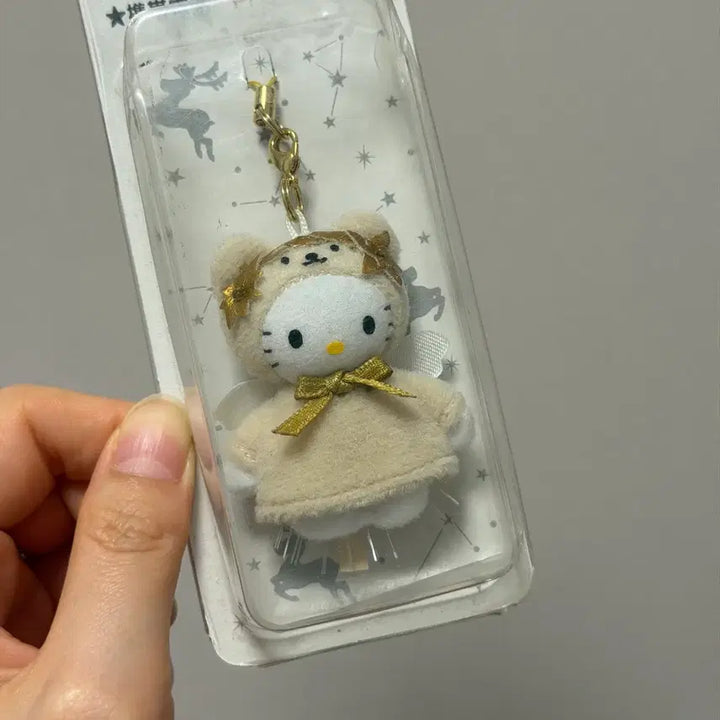 [BUNJANG] Vintage Hello Kitty Angel Keyring / 고전키티 초희귀 천사키티 키링 스트랩 전등 반짝이