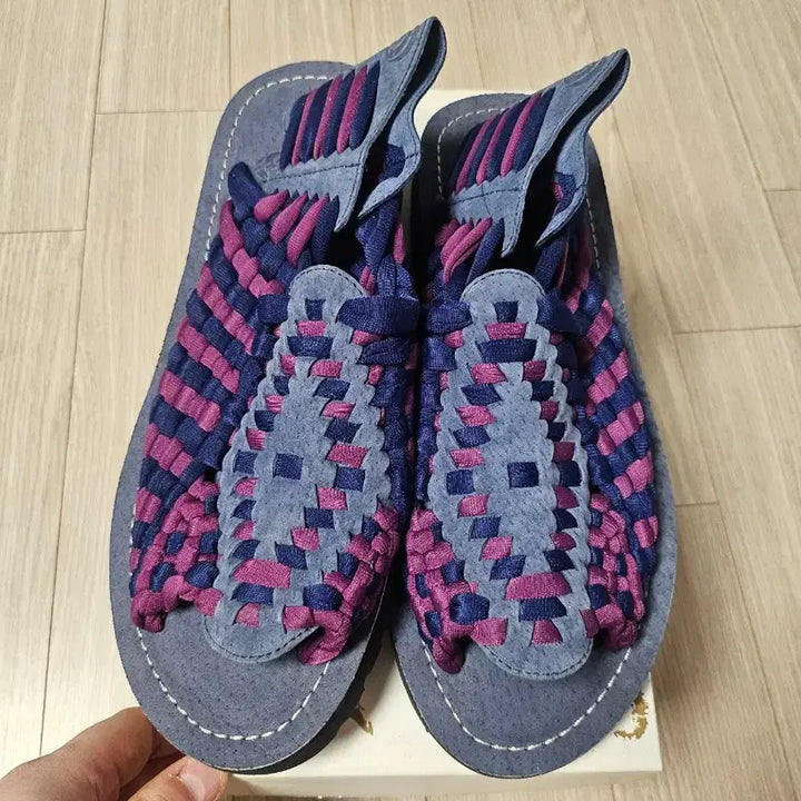 [SOLD OUT] 새제품 정품 츄바스코 아즈텍 샌들 네이비/모라조 M 280(택배비 무료)
