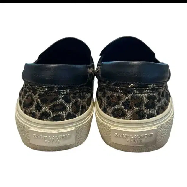 [BUNJANG] Saint Laurent Leopard Slip-on Sneakers / 생로랑 레오파드 슬립온 스니커즈