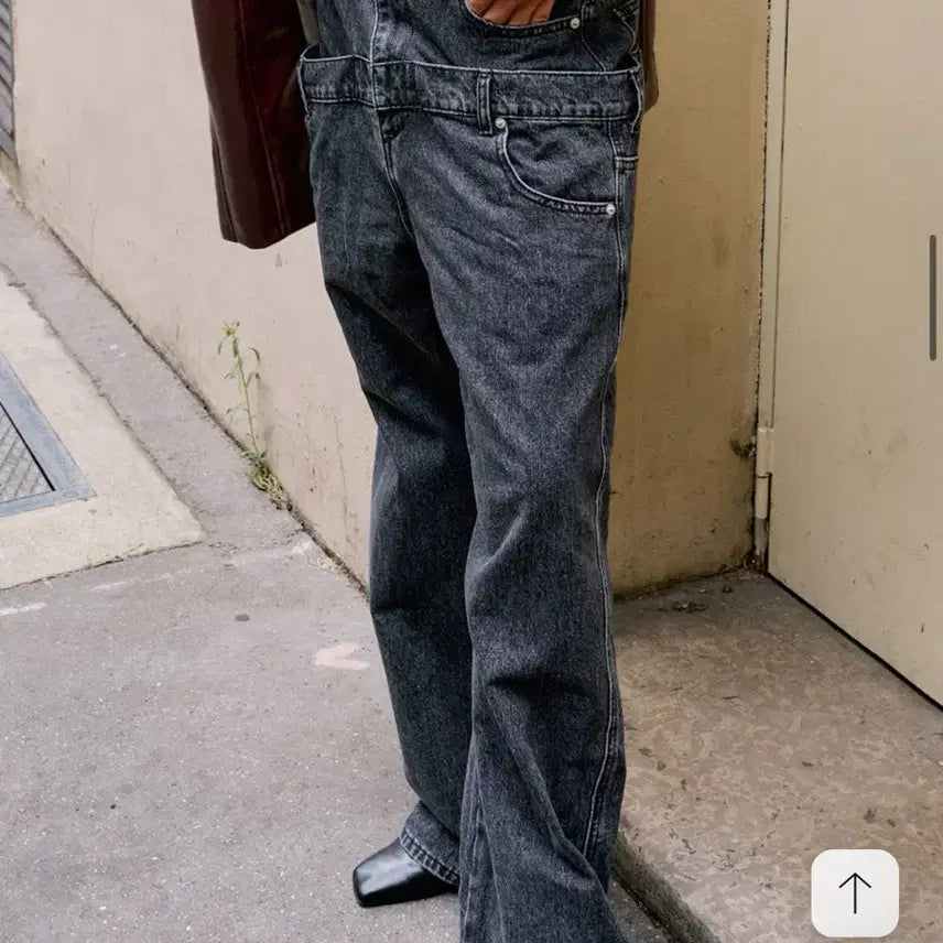 [BUNJANG] Project Wave Double Layered Denim Jeans / 프로젝트웨이브 더블 레이어드 청바지 데님팬츠