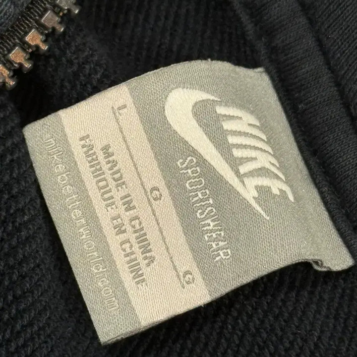 [BUNJANG] Nike Hooded Zip-Up Black (L) / 나이키 후드집업 블랙