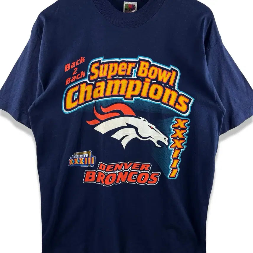 [BUNJANG] 90s Denver Broncos Super Bowl T-Shirt / 90S 덴버 브롱코스 슈퍼볼 티셔츠3161