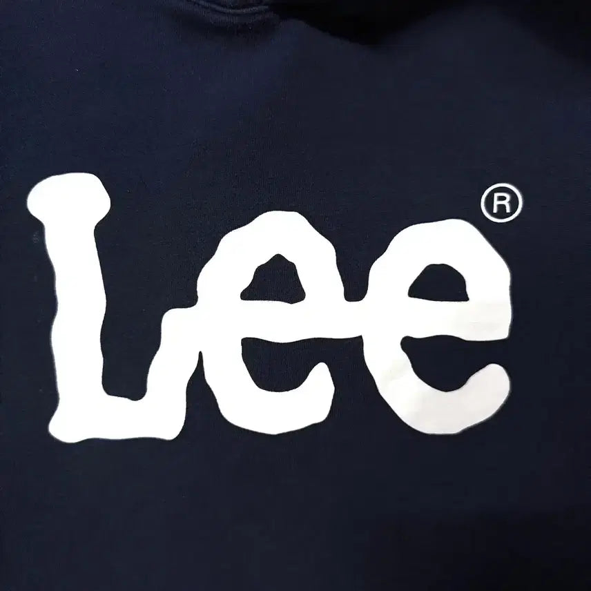 [BUNJANG] Lee Big Logo Hoodie Navy S / [S,90]Lee 빅로고 후드티 네이비 오버핏