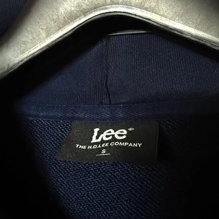 [BUNJANG] Lee Big Logo Hoodie Navy S / [S,90]Lee 빅로고 후드티 네이비 오버핏