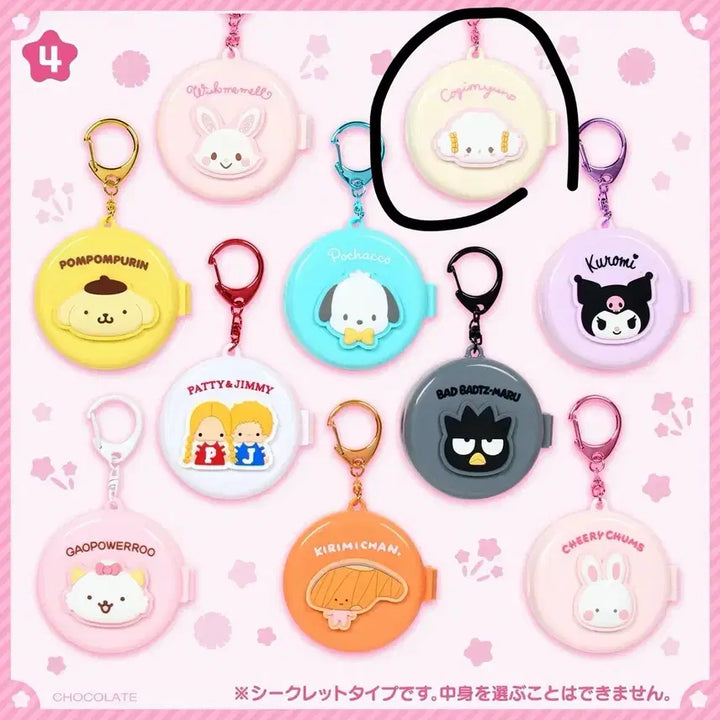 [BUNJANG] Sanrio Corgi Mung Character Comb Mirror Keyring / 산리오 대상 캐릭터 빗거울 키링 코기뮹