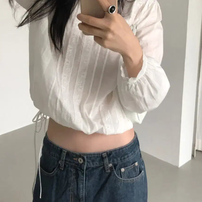 [BUNJANG] Maybebaby Ishen Blouse / 메이비베이비 Ishen Blouse 판매가 48000