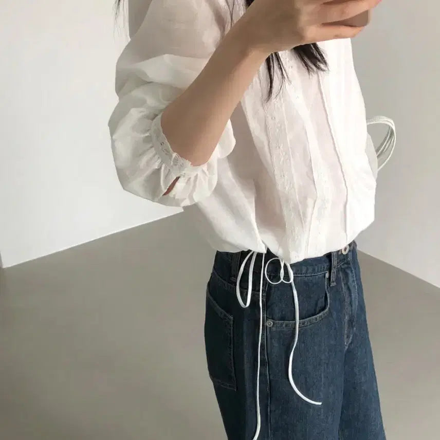 [BUNJANG] Maybebaby Ishen Blouse / 메이비베이비 Ishen Blouse 판매가 48000