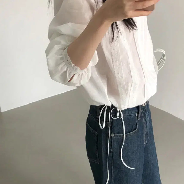 [BUNJANG] Maybebaby Ishen Blouse / 메이비베이비 Ishen Blouse 판매가 48000
