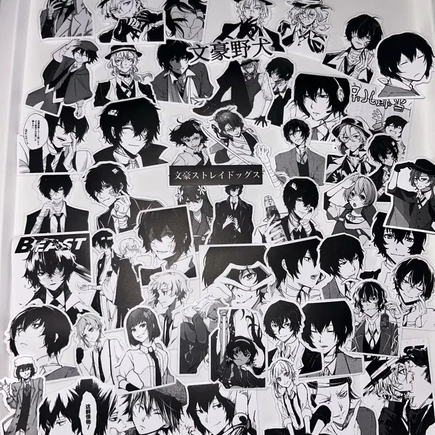 [BUNJANG] Bungo Stray Dogs Dazai Chuuya Ranpo Atsushi Die-Cut Stickers Bundle Set / [최저가] 문스독 인스 인컷 문호스트레이독스 다자이 츄야 란포 아츠시