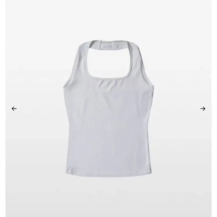 [BUNJANG] Kimseoul Square Sleeveless White Top / 킴서울 킴즈서울 스퀘어 슬리브리스 화이트