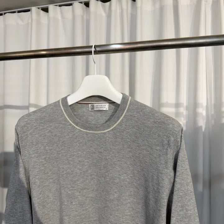 [BUNJANG] Brunello Cucinelli Cotton Crew Neck Knitwear / (54) 브루넬로 쿠치넬리 코튼 크루넥 니트
