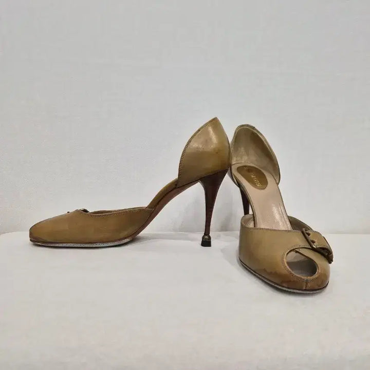 [BUNJANG] Sergio Rossi Open-Toe Pumps Heels / SERGIO ROSSI 세르지오로시 정품 여성 구두 오픈토 펌프스 힐