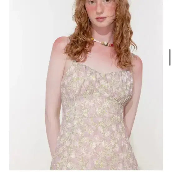 [BUNJANG] Lulu Seoul Lily Shirring Long Dress / 루루서울 릴리 셔링 롱드레스 (베이 착용)