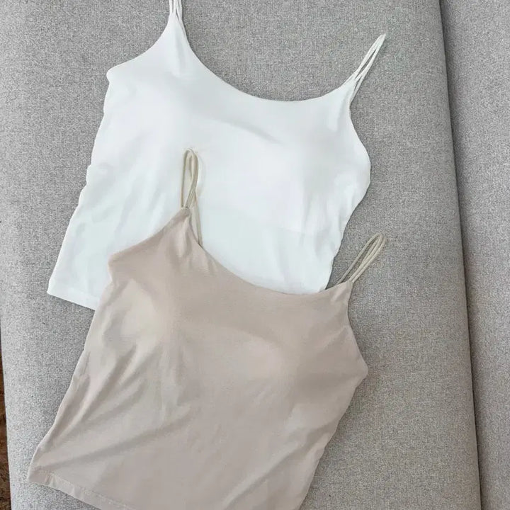 [BUNJANG] Modal Bra Top Sleeveless with Integrated Padding / 교신안함)모달 브라 탑 나시-패드 일체형/부들부들부들