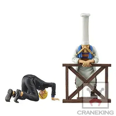 [BUNJANG] One Piece Banpresto Dramatic Showcase Zeff &amp; Sanji Figure / 원피스 정품 반프레스토 드라마틱 쇼케이스 제프&amp;상디