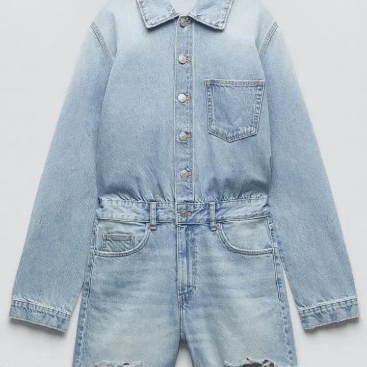 [BUNJANG] ZARA Denim Jumpsuit / <새옷> ZARA_데님 점프수트
