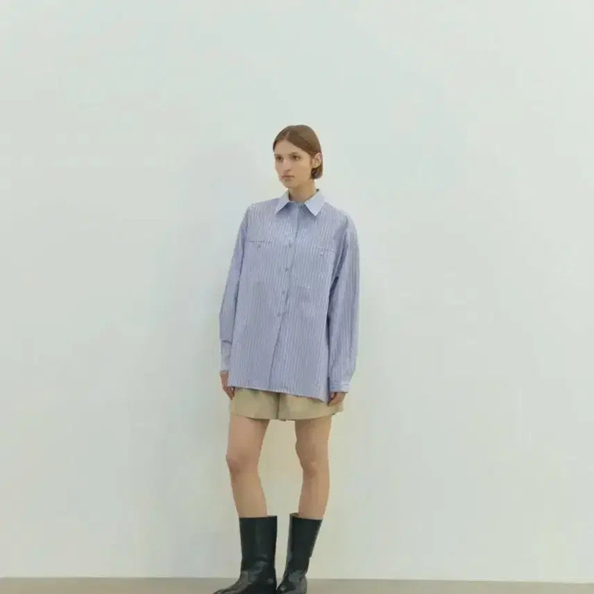 [BUNJANG] Ethos Stripe Shirt / 에토스 스트라이프셔츠