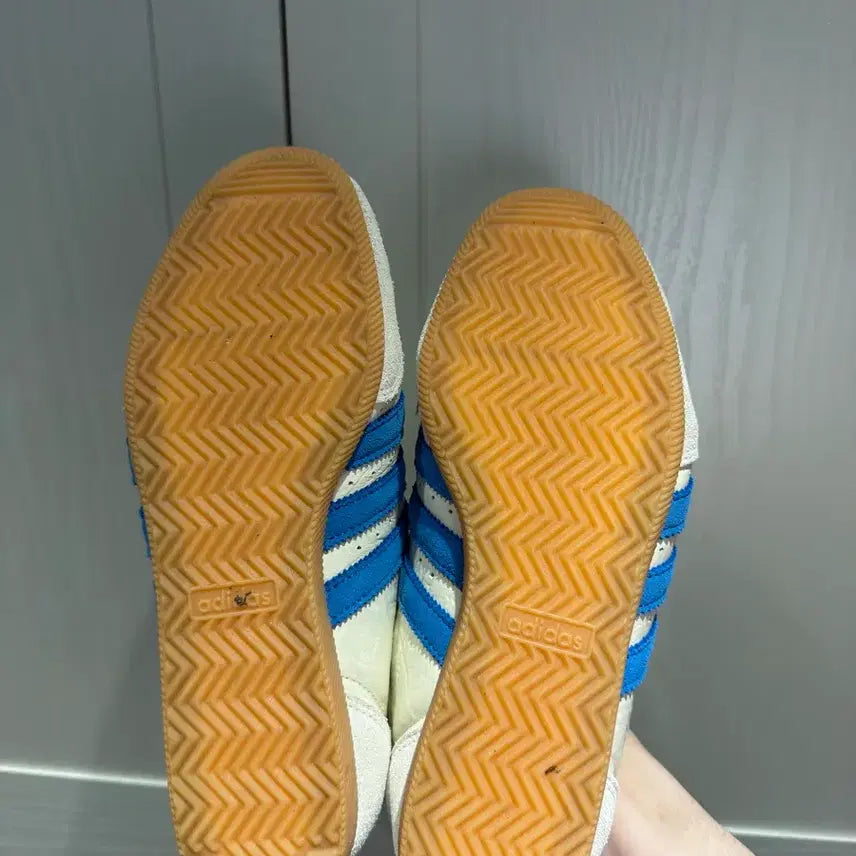 [BUNJANG] Adidas Japan Cream White Blue 250 / 아디다스 재팬 크림화이트 블루 250