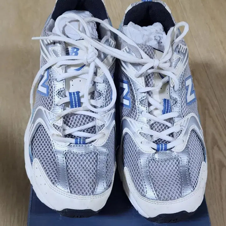 [BUNJANG] New Balance 530 Silver Steel Blue Sneakers / [판매] 뉴발란스 530 실버 스틸 블루(MR530KC) - 250 사이