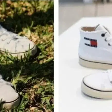 [BUNJANG] Tommy Hilfiger High-Top Sneakers / 토미 하이탑 스니커즈(새상품 미사용)