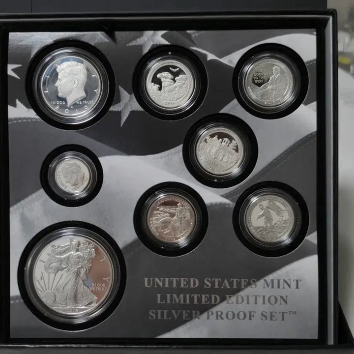 [BUNJANG] 2016 US Limited Edition Silver Proof Set - American Silver Eagle &amp; ATB Quarters / 2016년 미국 한정판 실버 프루프 세트