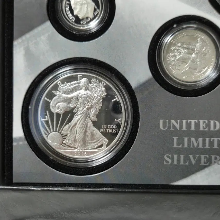 [BUNJANG] 2016 US Limited Edition Silver Proof Set - American Silver Eagle &amp; ATB Quarters / 2016년 미국 한정판 실버 프루프 세트