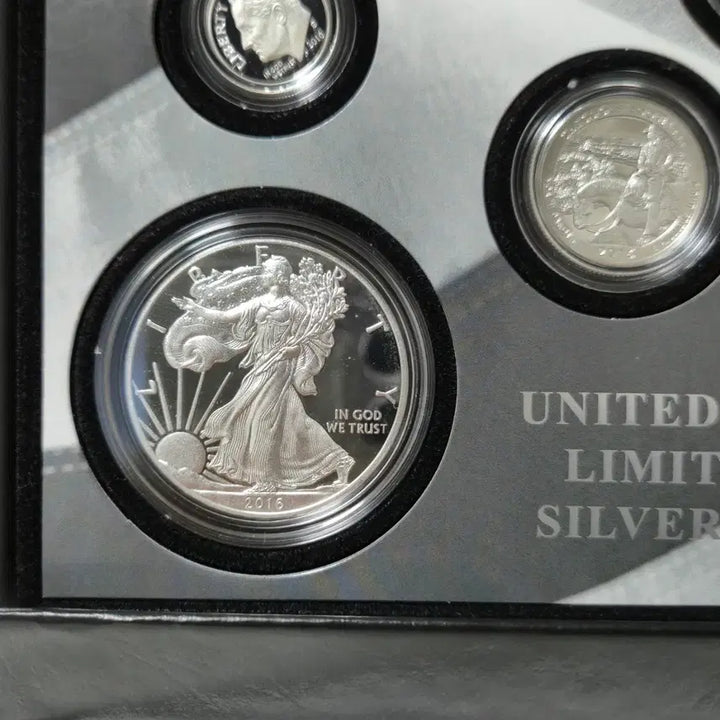 [BUNJANG] 2016 US Limited Edition Silver Proof Set - American Silver Eagle &amp; ATB Quarters / 2016년 미국 한정판 실버 프루프 세트