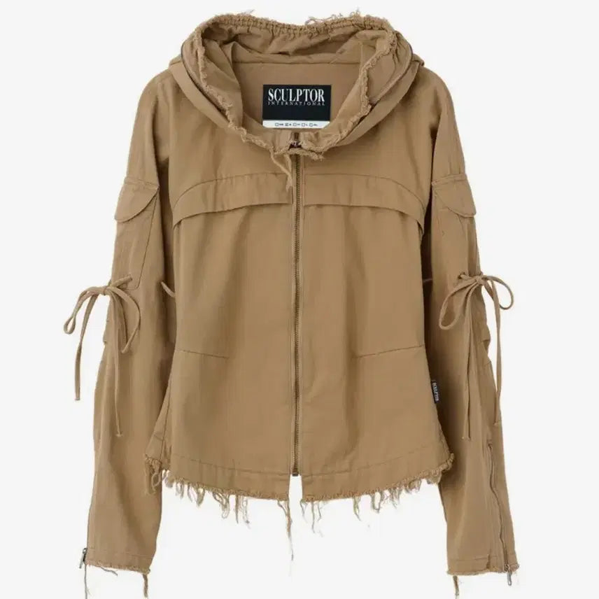 [BUNJANG] Sculptor Low Edge Cotton Jacket Camel / 스컬프터 Low Edge Cotton Jacket Camel