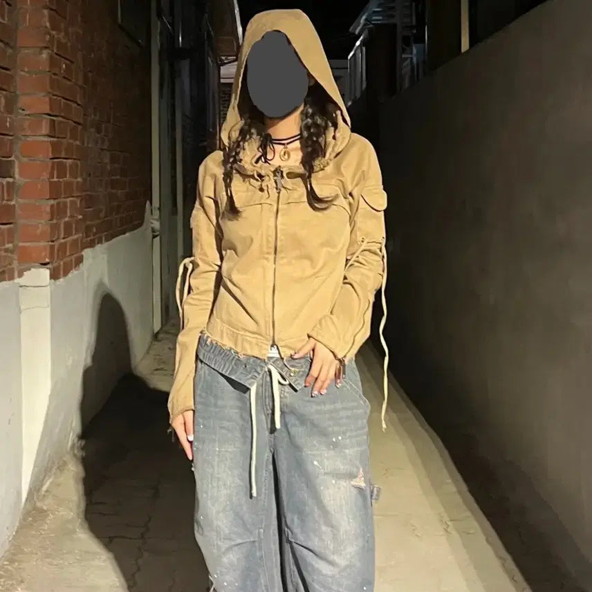 [BUNJANG] Sculptor Low Edge Cotton Jacket Camel / 스컬프터 Low Edge Cotton Jacket Camel