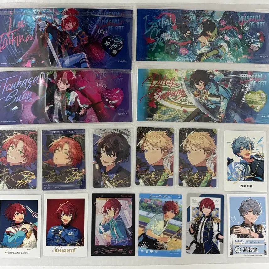 [BUNJANG] Knights Trip Photocard Live Ticket PASH! Bundle Set / 앙스타 트립 포카 라이브티켓 파샤 리츠 레오 이즈미 츠카사 아라시 일괄