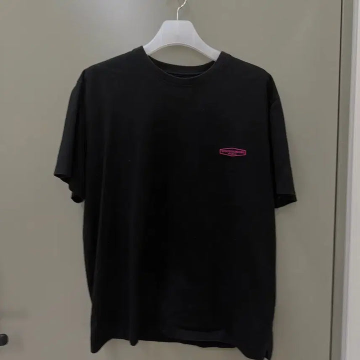 [BUNJANG] Wooyoungmi Black Logo Short Sleeve T-shirt Size 48 / 우영미 백로고 반팔 블랙 48사이즈