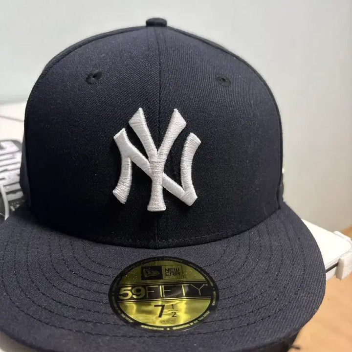 [BUNJANG] New Era 59FIFTY MLB Navy Hat Size 7 1/2 / 뉴에라 59피프티 MLB 네이비 모자 712사이즈