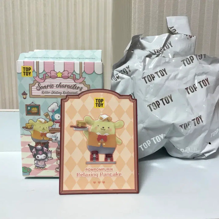 [BUNJANG] Sanrio Pompompurin Roller Skater Chef Figure / (새상품) 폼폼푸린 탑토이 산리오 롤러스케이트 레스토랑 요리 쉐프 피규어