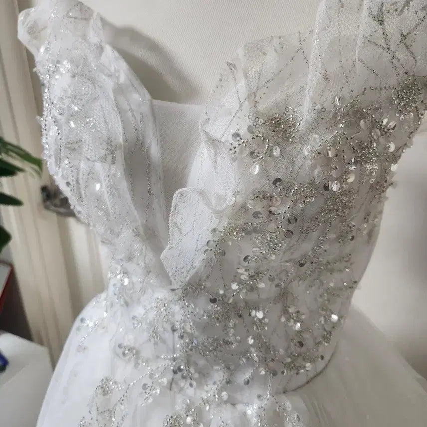 [BUNJANG] Wedding Dress Rental Set / 풀세트대여)웨딩드레스 졸업사진드레스