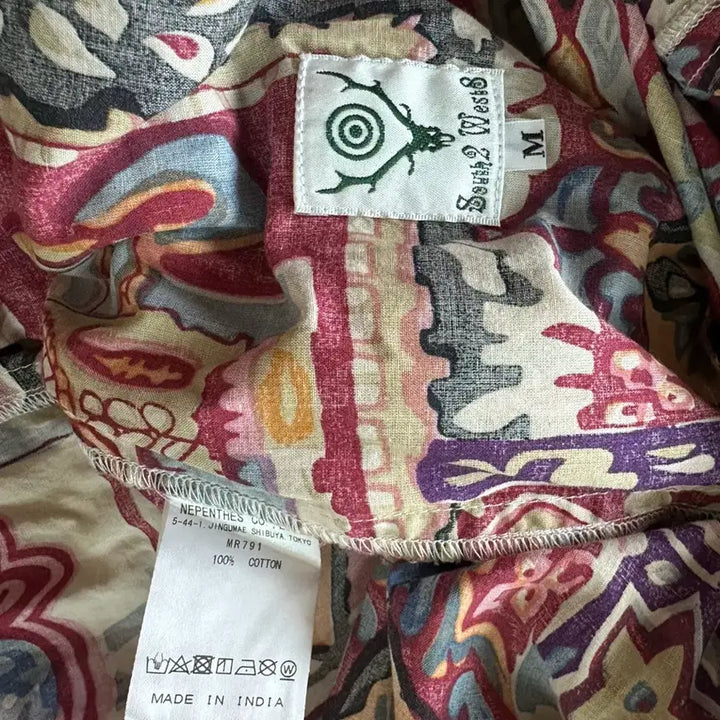 [BUNJANG] South2 West8 Paisley Cotton Pants M / South2 West8 페이즐리 팬츠 M