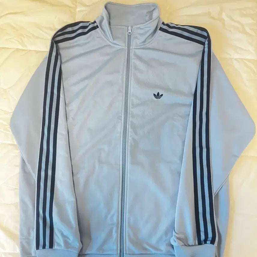 [BUNJANG] Adidas Beckenbauer Track Top Jersey - Ambient Sky Blue / 아디다스 베켄바우어 트랙탑져지  스카이블루