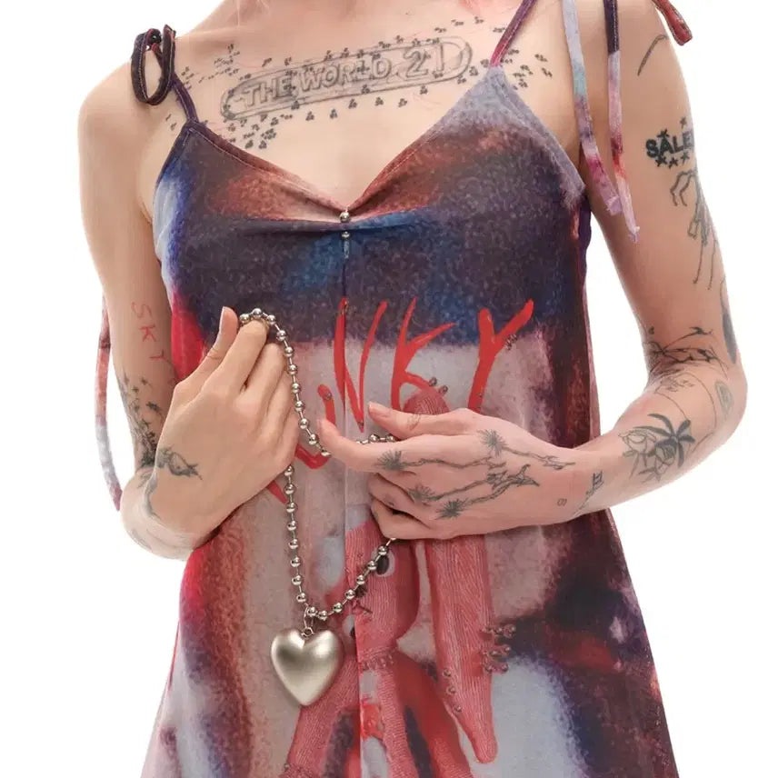 [BUNJANG] YOUTH BATH PIERCE MESH DRESS / 유쓰배쓰 PIERCE MESH DRESS