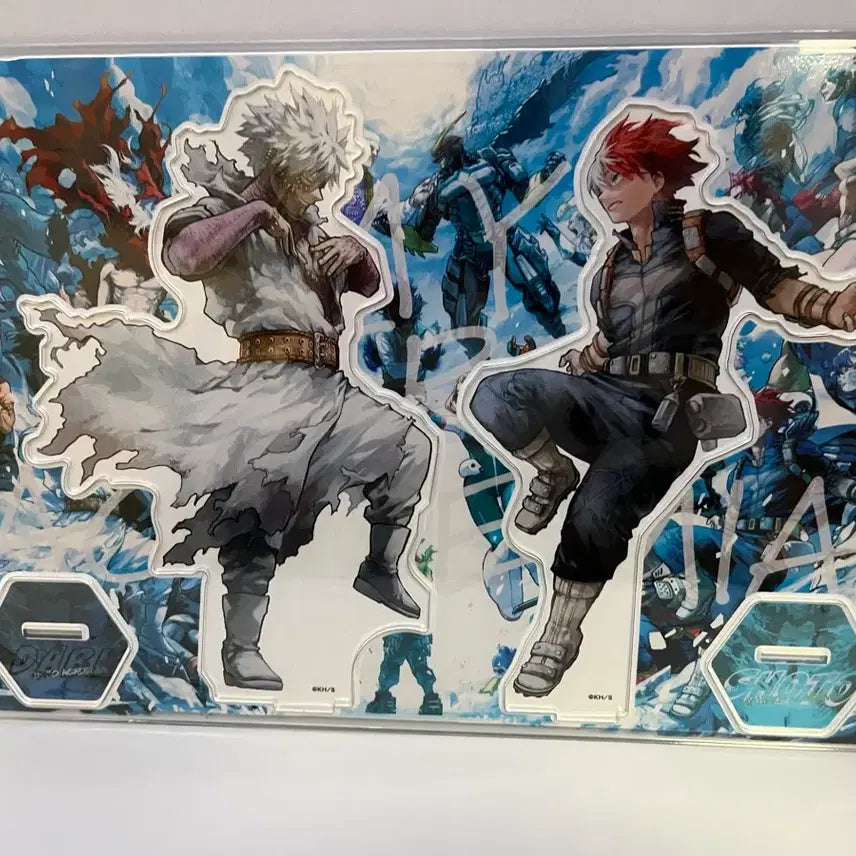 [BUNJANG] My Hero Academia Dabi Todoroki Mega Acrylic Figure Stand (Sealed) / 나히아 히로아카 원화전 다비 토도로키 메가 아크릴 피규어 스탠드 미개봉