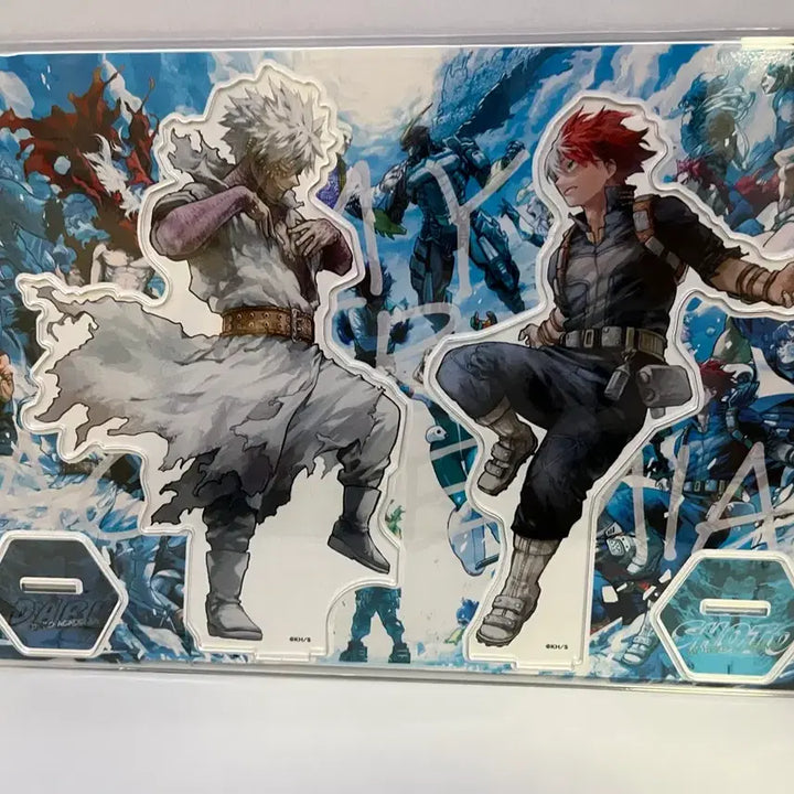 [BUNJANG] My Hero Academia Dabi Todoroki Mega Acrylic Figure Stand (Sealed) / 나히아 히로아카 원화전 다비 토도로키 메가 아크릴 피규어 스탠드 미개봉