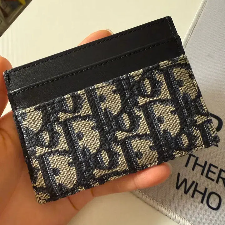[BUNJANG] Dior 30 Montaigne Card Holder Blue / 디올 카드지갑
