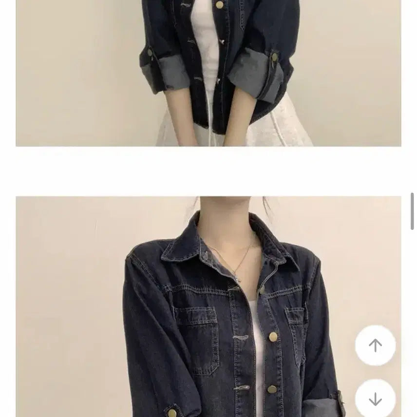 [BUNJANG] Dark Wash Denim Shirt / 한 번도 안 입고 보관 중인 진청남방 판매합니다