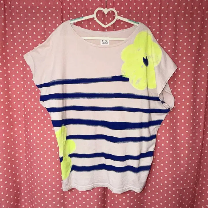 [BUNJANG] Tsumori Chisato Neko Flower Short Sleeve T-Shirt / tsumori chisato 츠모리 치사토 네코 플라워 반팔 티셔츠